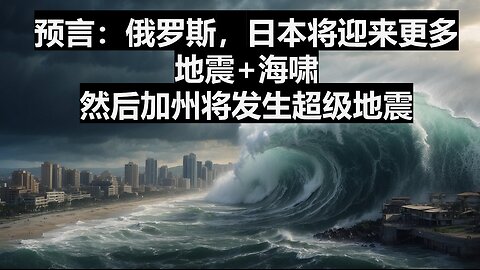 俄罗斯和日本将迎来更多地震和海啸，然后加州将发生超级大地震