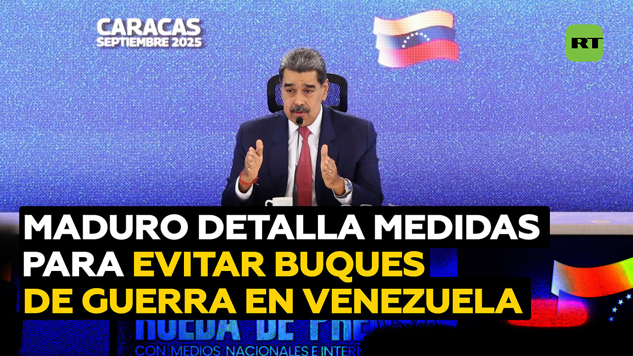 Maduro explica las medidas de Caracas para evitar que buques de guerra entren al mar venezolano