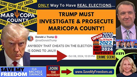 Maricopa County Committed MASSIVE Federal & State FELONIES In 2020, 2022 & 2024 Elections! President Trump MUST Investigate & Prosecute NOW! He Made A Promise To The PEOPLE 10/8/24 - DEMAND He Keeps It...JAIL TIME FOR CRIMINALS!