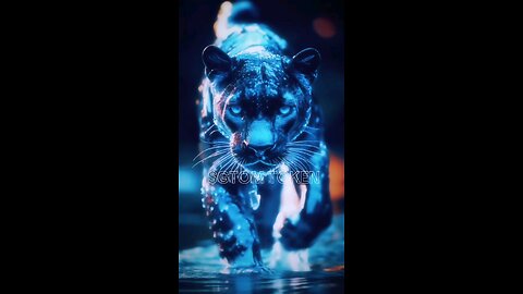 Blue Panter on a Blue Night.. By $GTOM TOKEN..