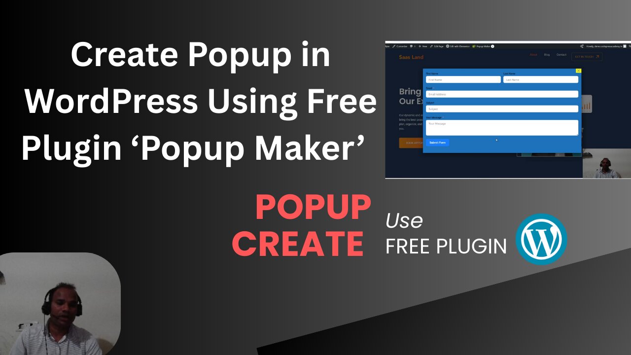 Create Popup in WordPress Using Free Plugin Popup Maker | Step by Step Tutorial (2025)