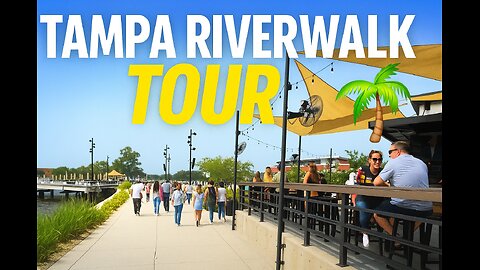 Walking Tampa Riverwalk + Inside Armature Works | Peaceful Saturday Tour | July 5th 2025