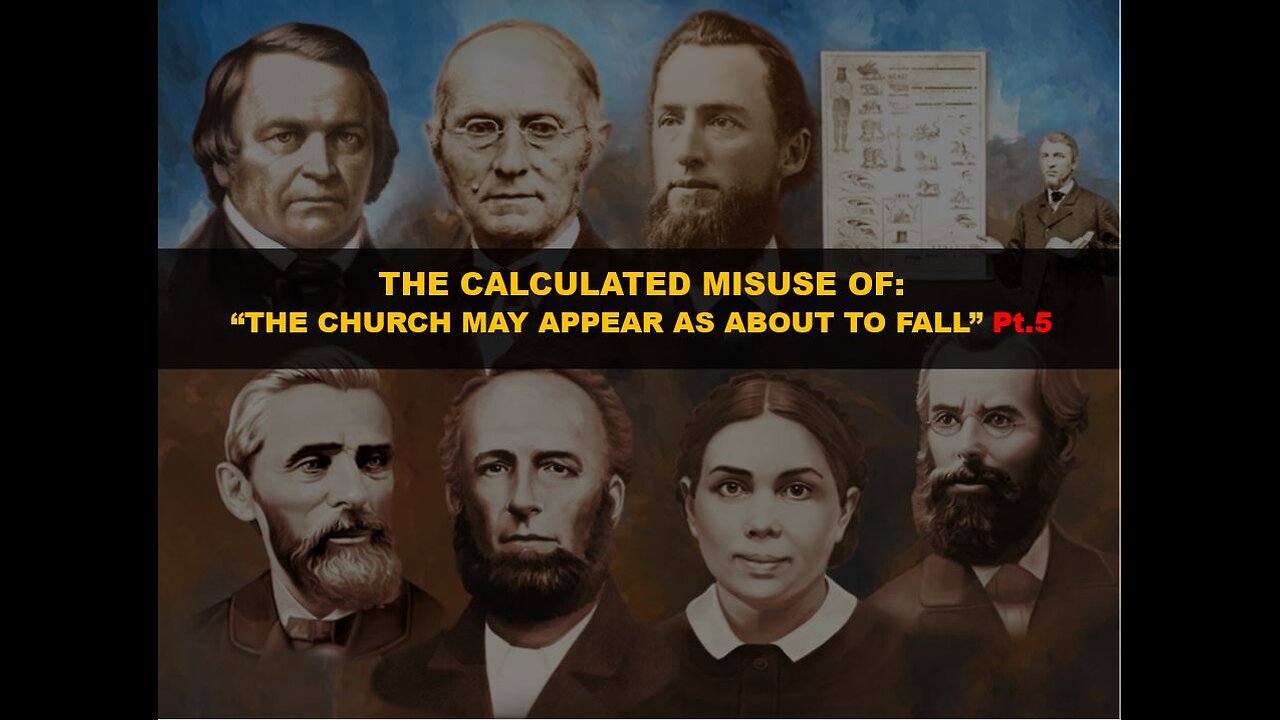 03-22-25 THE CALCULATED MIS-USE OF: “THE CHURCH MAY APPEAR AS ABOUT TO FALL” Pt.5 By Benton Callwood