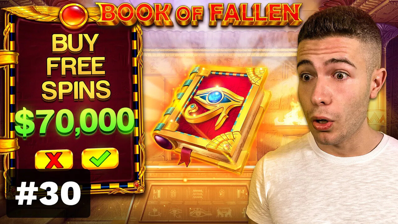 $70,000 Bonus Buy on BOOK OF FALLEN 📕 (70K Bonus Buy Series #30)