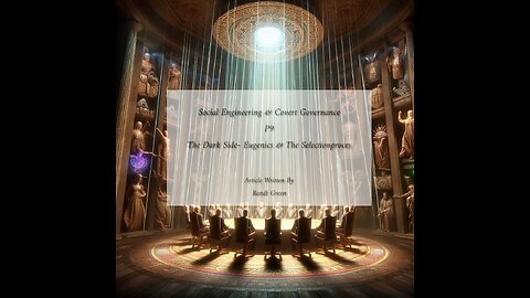 Social Engineering & Covert Governance P9 The Dark Side, Eugenics & The Selection Proces