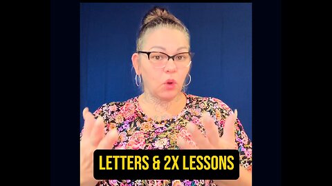 Letters & 2x Lessons ✔️ #ASL #deaf #signlanguage