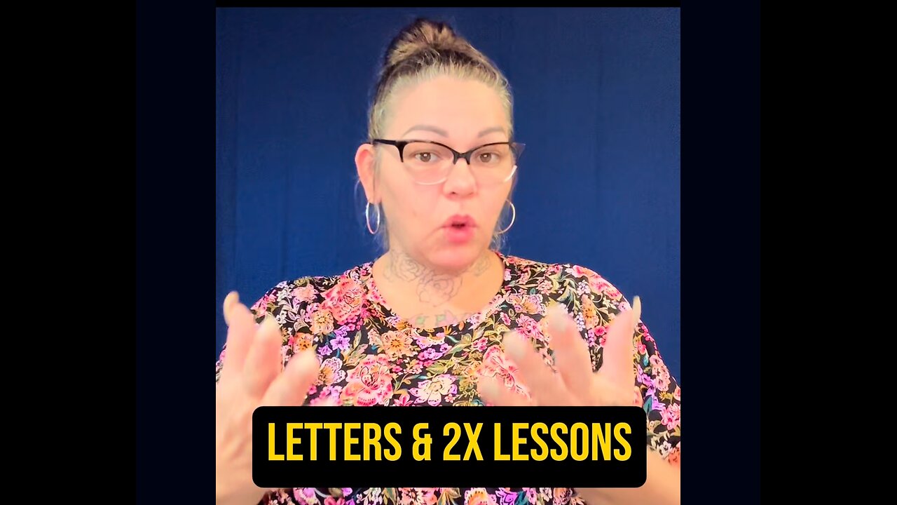 Letters & 2x Lessons ✔️ #ASL #deaf #signlanguage