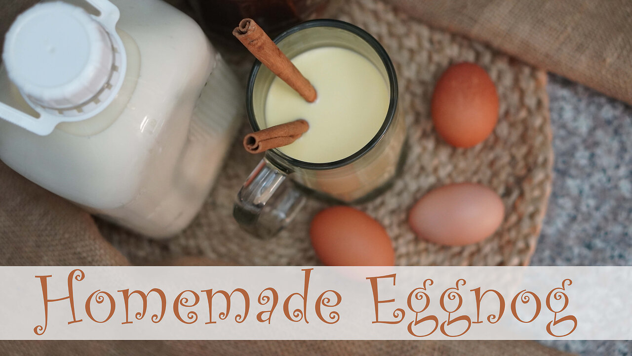 Homemade Eggnog from Scratch Recipe