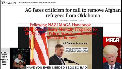 Oklahoma AG Drummond Targets Afghans & Grooms Public for MORE Attacks on Homes