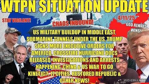US/Iran war, China tariffs, more Trump EO’s, submarine tunnels under the US, chaos coming & more.