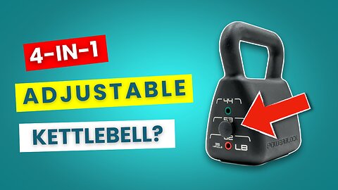 This WEIRD Shaped Adjustable Kettlebell Saves TONS of Space | Powerblock Kettlebell Review
