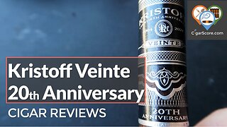 SURPRISINGLY DELICIOUS! The Kristoff VEINTE 20th Anniversary Toro - CIGAR REVIEWS by CigarScore