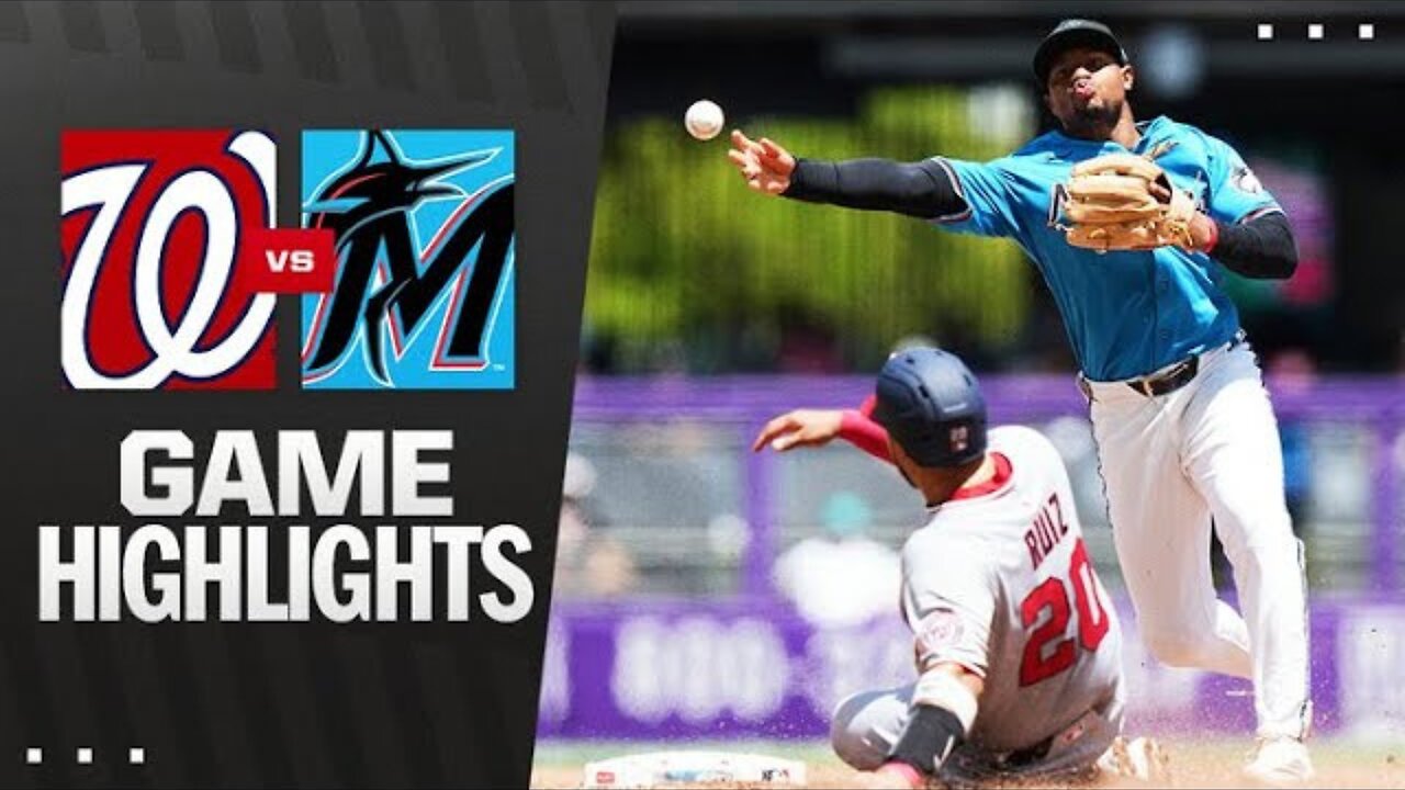 Nationals vs. Marlins Game Highlights (4/13/25) | MLB Highlights