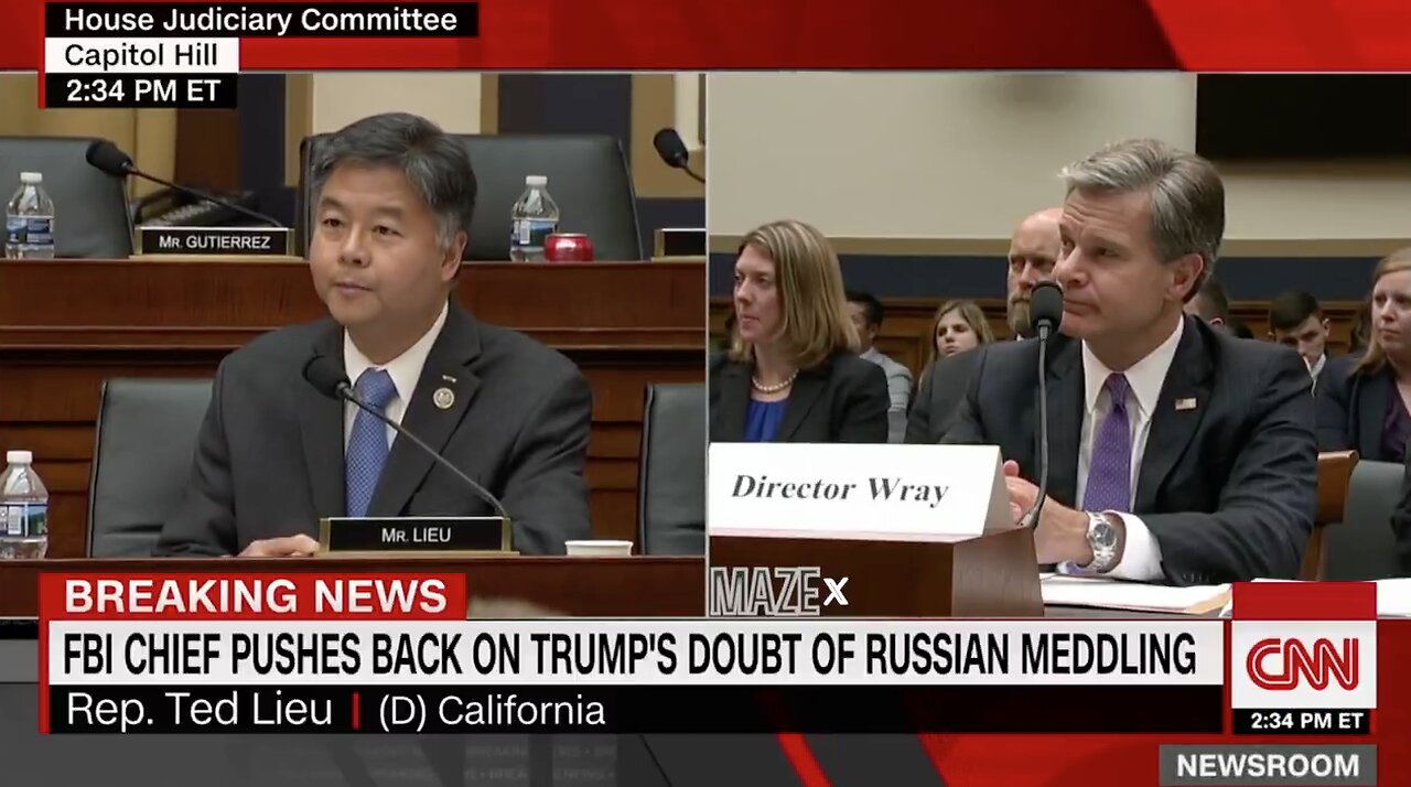 2018-FBI Director Christopher Wray Claims he Doesn’t Know What a “The Deep State” Means