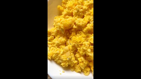Scrob made of polenta eggs and cheese