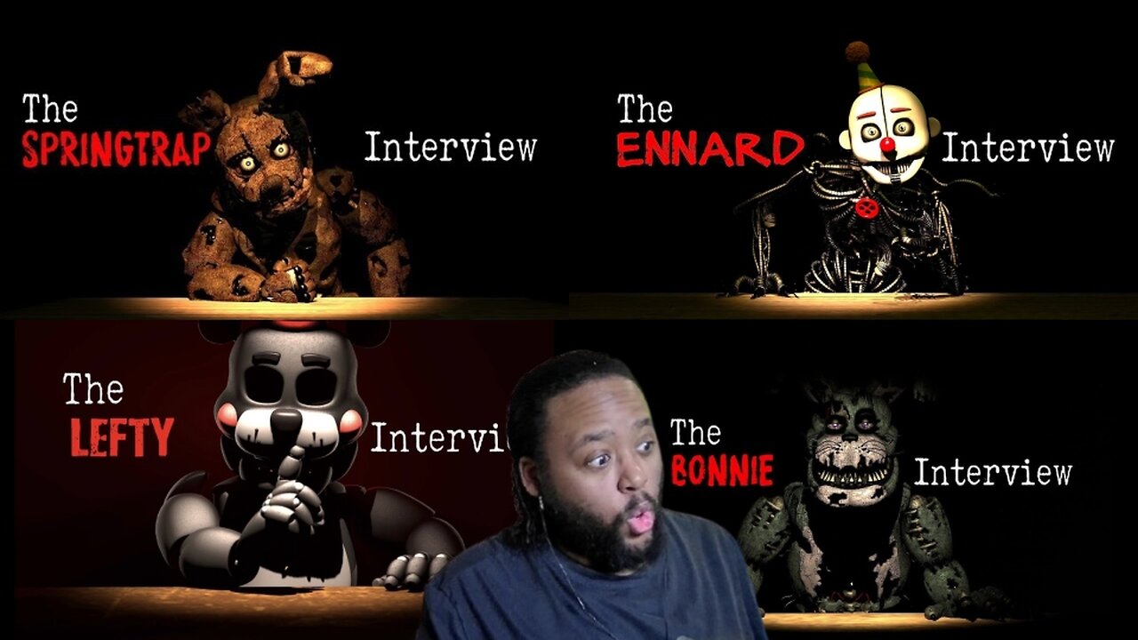 SFM An Interview with Springtrap, Ennard, Lefty & Bonnie Reaction