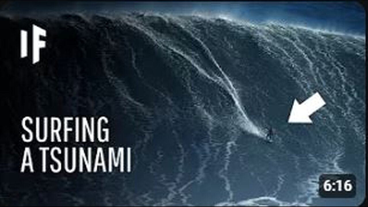 What If You Tried to Surf a Tsunami?