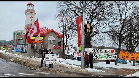 2026 01 17 Port Credit protest. Linki pod video