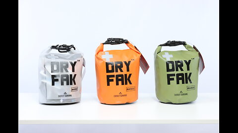 The DRYFak Emergency Medical Kit Dry Bag
