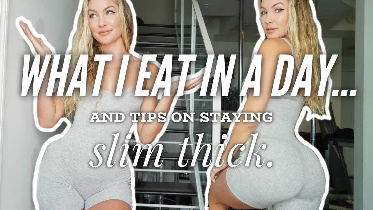 What I Eat in a Day... and Tips on Staying Slim Thick! | Casi Davis