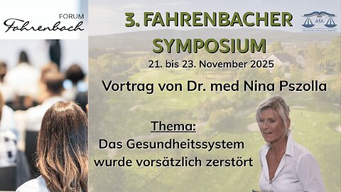 Vortrag von Dr. med. Nina Pszolla - Das Gesundheitssystem wurde vorsätzlich zerstört