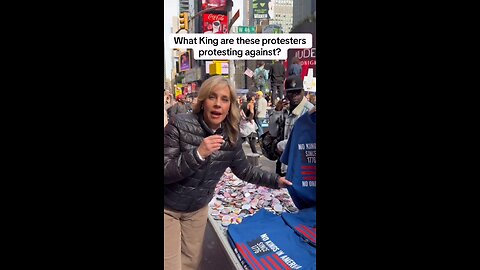 Captioned - No Kings protest in NYC
