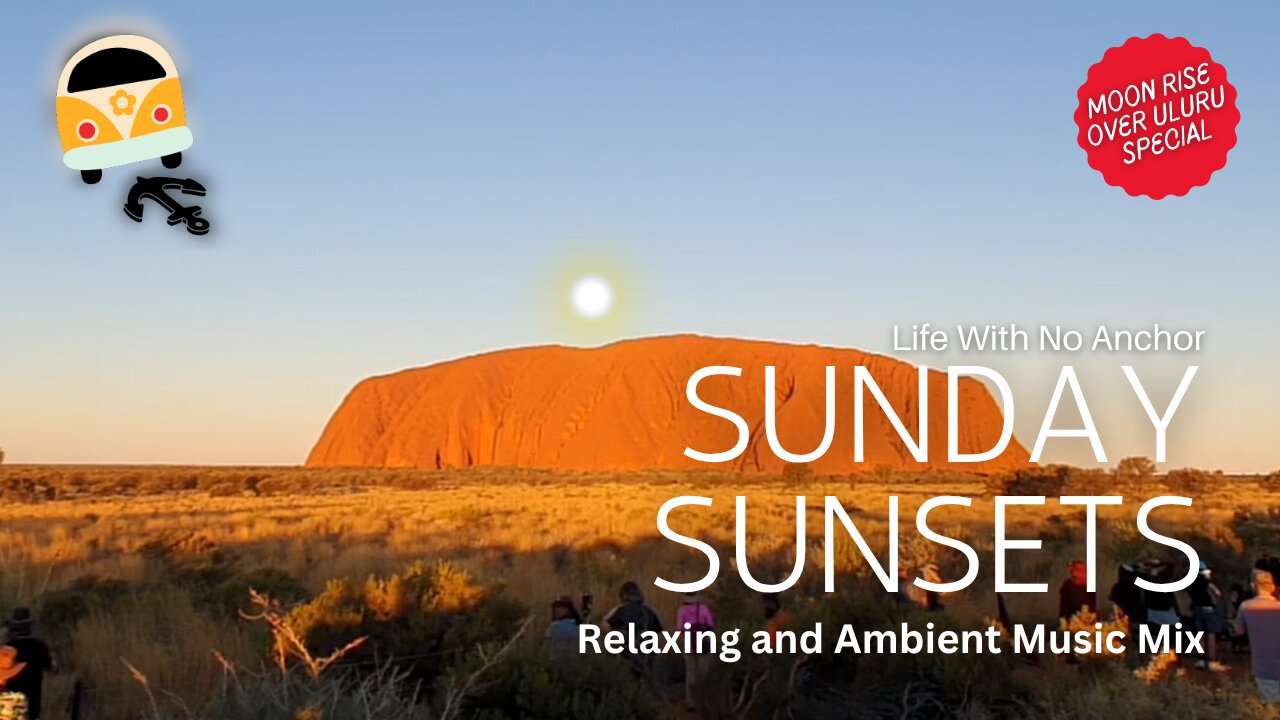 Uluru Full Moon Sunset | Ayers Rock's Ancient Majesty Under Dual Celestial Light