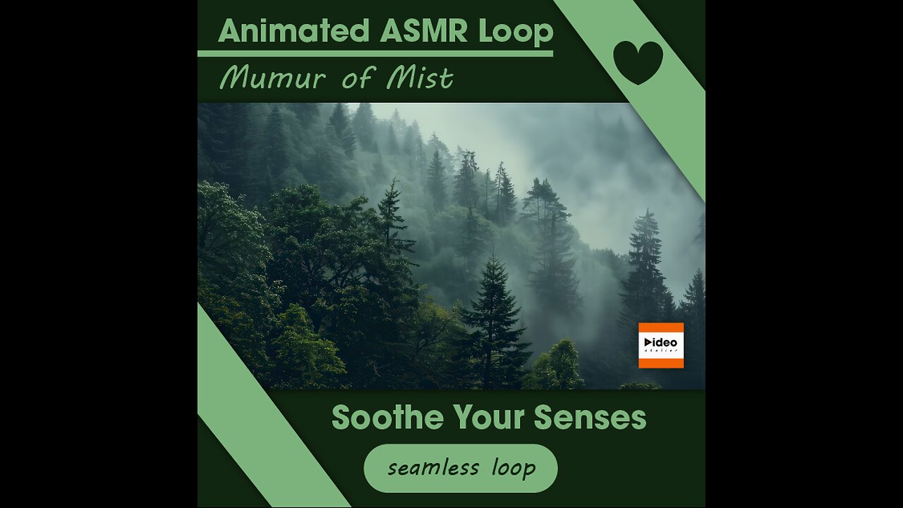 🌲Murmur of Mist | ASMR Relaxing Calming Tingles Stress Relief Sleep Meditation Focus Visuals