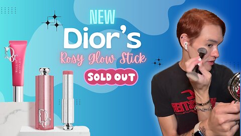 NEW Dior Rosy Glow Blush Stick 😍 Sooo good and already sold out 😱 I want all shades now! 🤣 #diorbeauty #makeupbymario #joocyee ✨