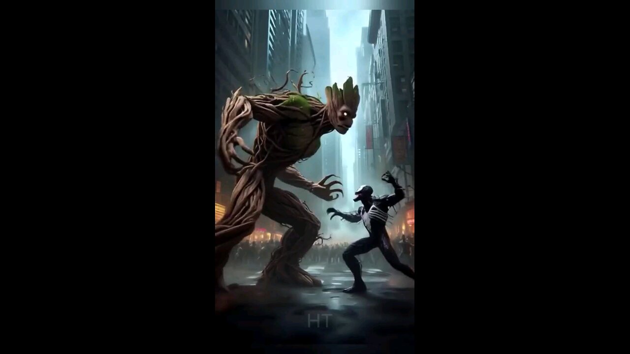 combination of a groot and venom