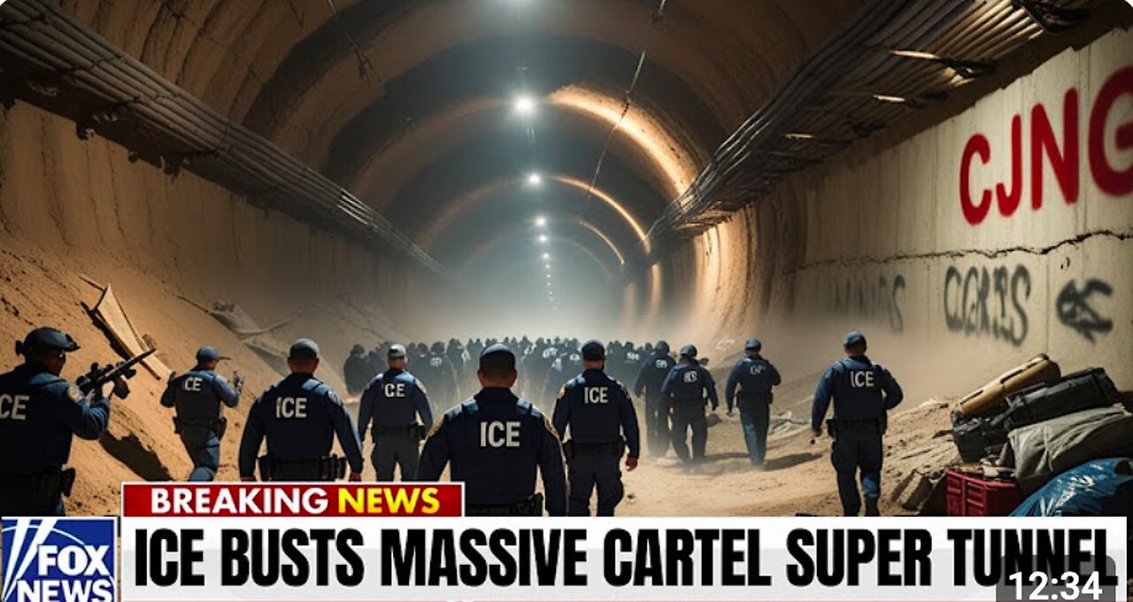 ICE DISCOVERS Hidden Super Tunnel Under Texas Border | CJNG Threatens REVENGE