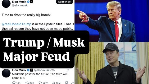 Trump & Musk Major Feud