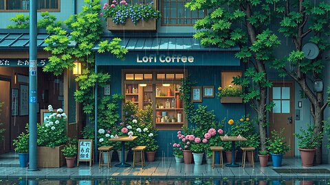 ☔Light Rain Lofi – Sending a Little Calm to Your Tuesday🎵Lofi Coffee ~ Lofi Song to Relax/Chill to☕