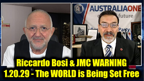 Riccardo Bosi & JMC WARNING 1.20.29 - The WORLD is Being Set Free