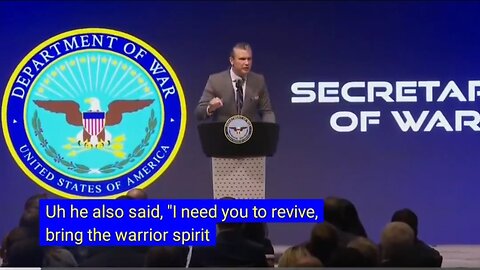 Sec of War: Trump Told Me To Be Tough As Sh*t