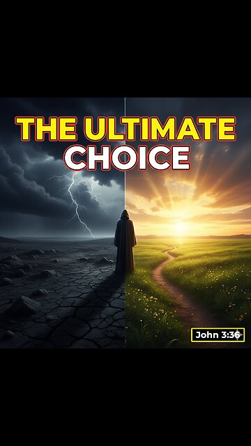"THE ULTIMATE CHOICE: Two Paths, Two Destinies (John 3:36)"