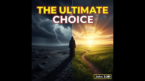 "THE ULTIMATE CHOICE: Two Paths, Two Destinies (John 3:36)"