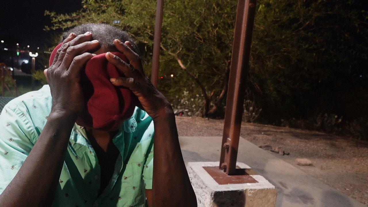 "Father Time" homeless in AZ for several years and is looking forward to receiving housing next week