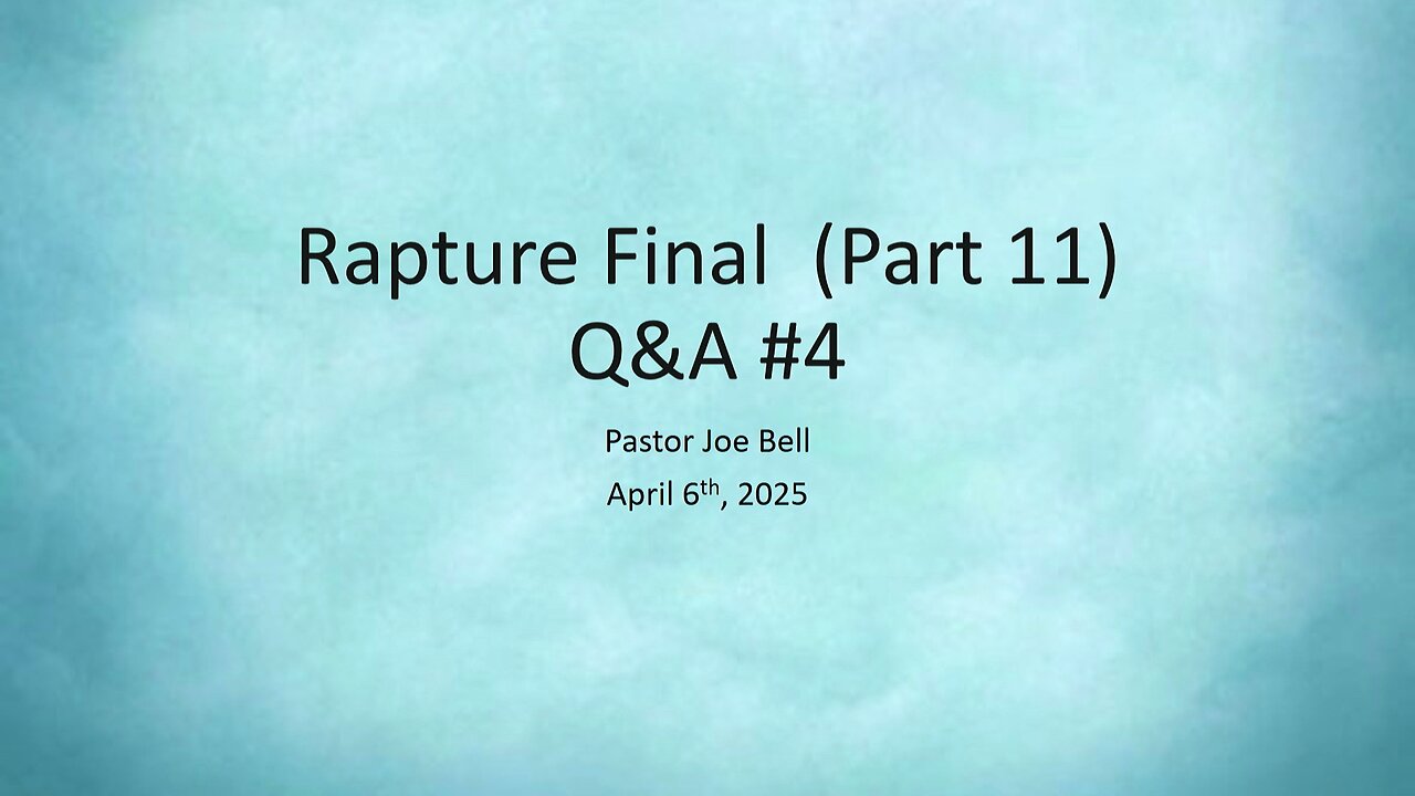 The Rapture Part 11