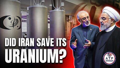 DID IRAN SAVE ITS URANIUM? SATELLITE SHOWS PRE-STRIKE SCRAMBLE AT NUCLEAR SITE
