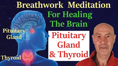 Holographic Breathwork Meditation For Healing The Brain, Pituitary Gland & Thyroid. Deeply Relaxing.