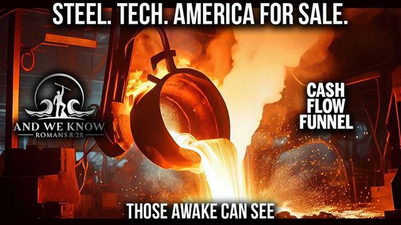 4.9.25: STEEL. TECH. AMERICA was for SALE. NO MORE. China losing, COMMS everywhere. Dig, PRAY!