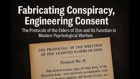 Protocol 16 — The Sabotage of Education and the Engineering of Obedience