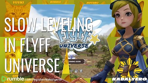 🔴 Flyff Universe Gameplay! Slow Leveling in Flyff Universe! 🎮 Thank You For Watching