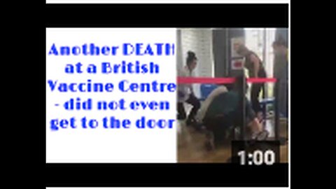 "Unexpected Fatality at British Vaccine Centre Before Entry"