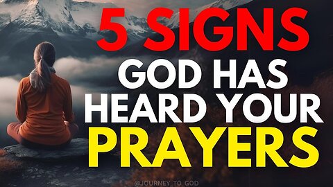 "5 Significant Signs God Has Answered Your Prayers: Christian Motivation Insights"