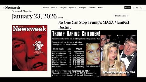 Brother Paul Antichrist 45: Can Anyone Stop Pedophile Satanist Trump?
