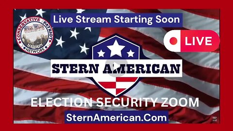 LIVE 2pm EST on Thursday! Election Security Zoom Call