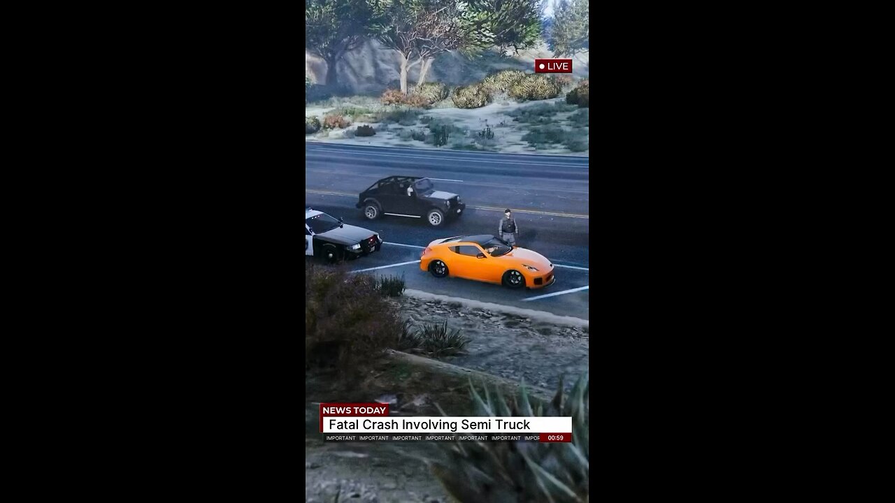 Crazy crash in gta 5