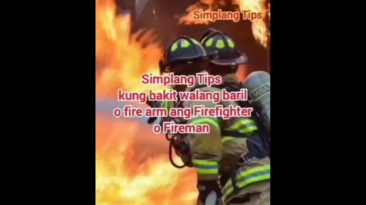 Simplang Trip 19: Here’s the tips why firefighter has no firearms.